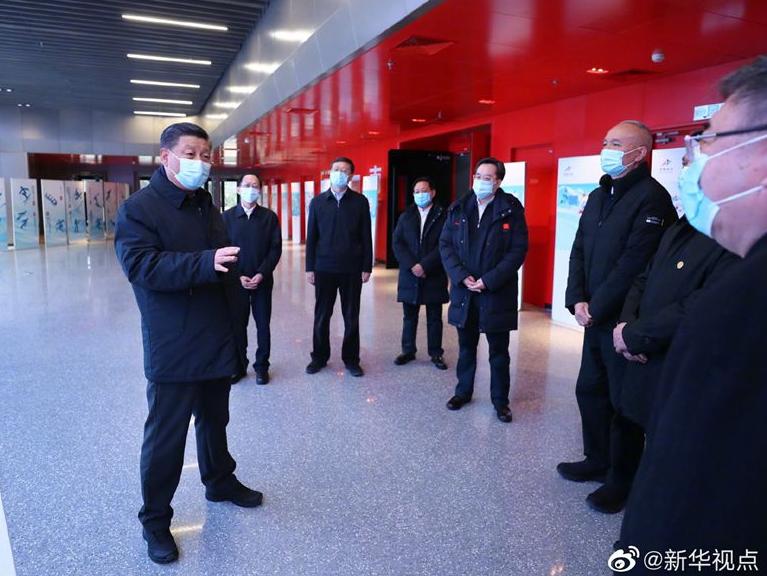 習(xí)近平考察北京冬奧會、冬殘奧會籌辦工作